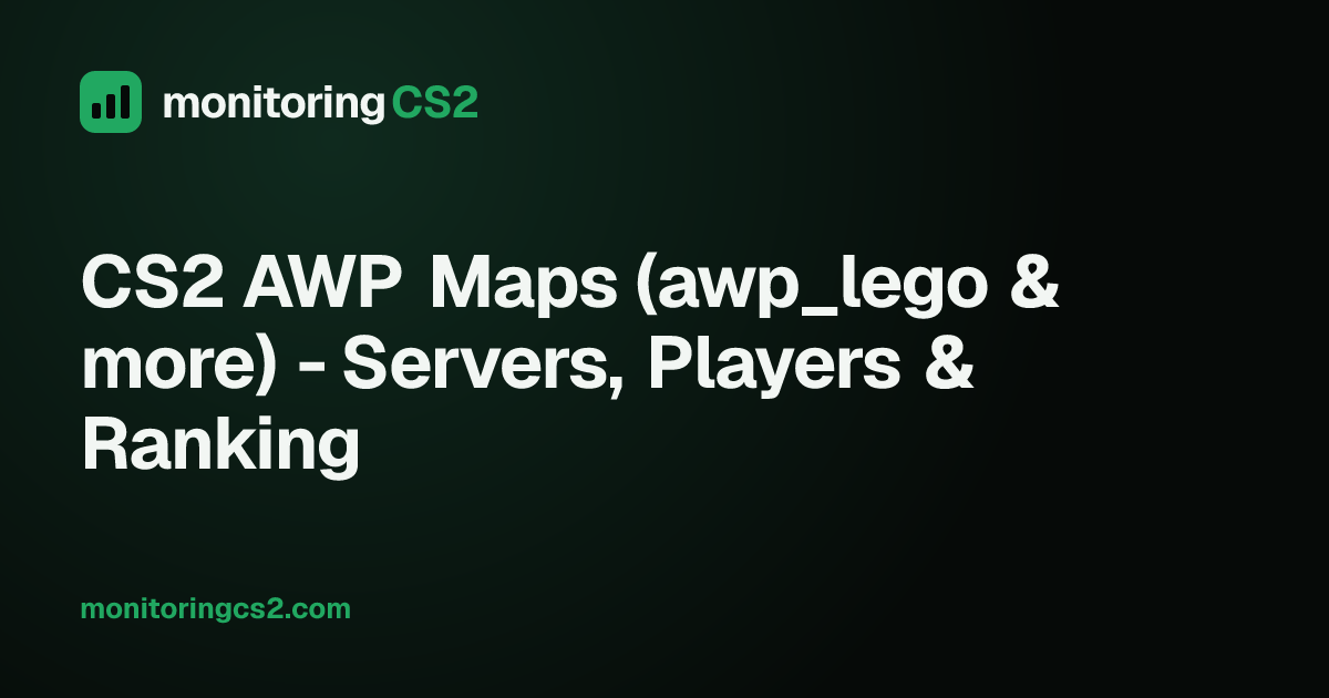 CS2 AWP Maps (awp_lego & more) - Servers, Players & Ranking